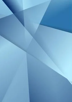 Blue abstract modern polygonal tech background Stock Illustration