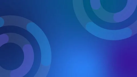 Blue Abstract Modern Rings Motion Background Stock Footage 317734533