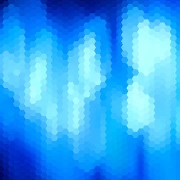 Blue abstract mosaic background. Illustrazione stock