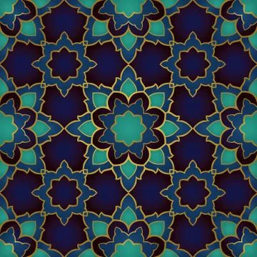 Blue abstract mosaic. Stock Illustration