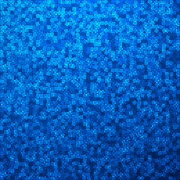 Blue abstract mosaic. Virtual concept. Technology background. Spotted squares Illustrazione stock
