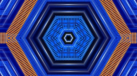 Blue abstract motion background, loop Stock Footage 52641449