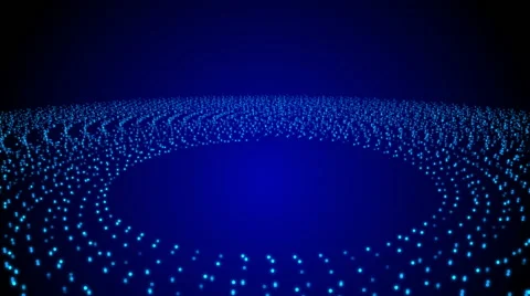 Blue abstract motion background, particle, loop Stock Footage 49935171