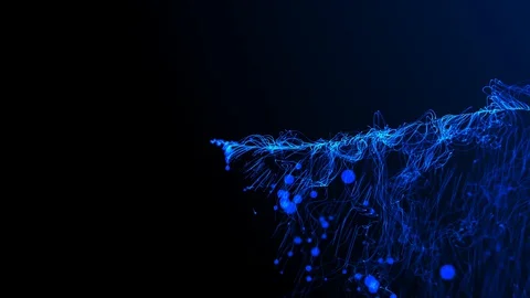 Blue abstract motion background to use as background or intro Stock Footage 128777210