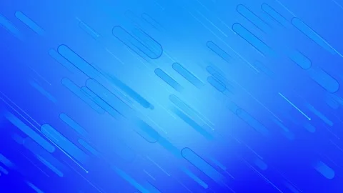 Blue abstract motion diagonal rounded lines, cyan streaks, soft gradient depth, Stock Footage 340457382