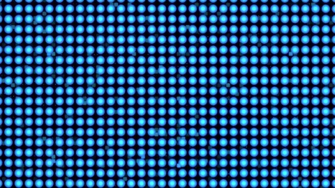 Blue abstract neon circle background, polka dot pattern for modern designs, Video stock 300471153