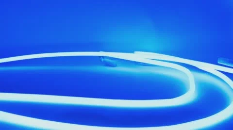 Blue abstract neon light backgrounds Stock Footage 61723969