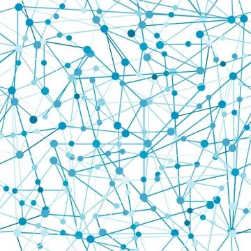 Blue abstract network Stock Illustration