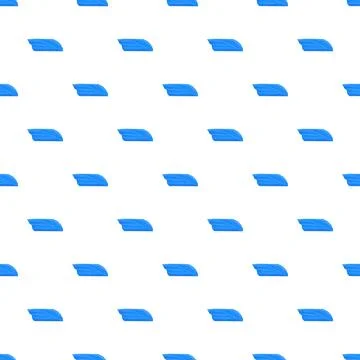 Blue abstract organic shape repeating seamless pattern Illustrazione stock