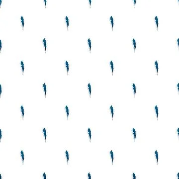 Blue abstract organic shape repeating seamless pattern Stock Illustration
