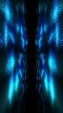 Blue abstract particle rays digital portal background 库存插图