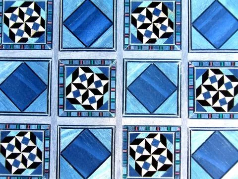 Blue abstract pattern blue abstract pattern Copyright: xZoonar.com/daniel0... Foto stock