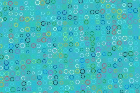 Blue abstract pattern with circles and dots for background Stock Photos