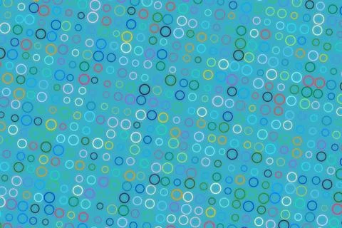 Blue abstract pattern with circles and dots for design Stock Photos