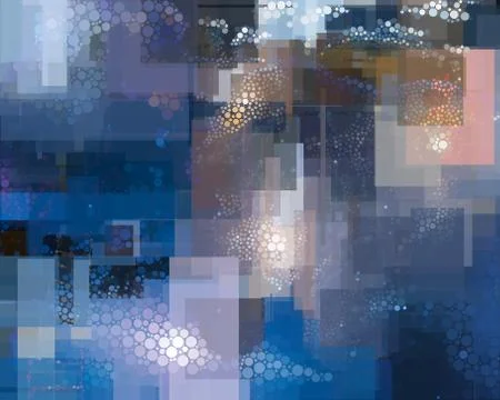 Blue abstract pattern Stock Illustration