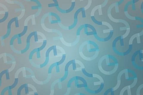 Blue abstract pattern with wavy lines on gray background Stock Photos