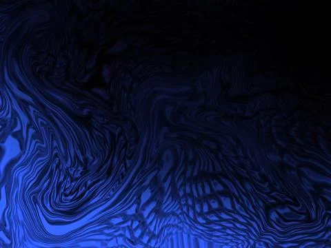 Blue abstract patterns on a black background. Abstract background. 库存插图