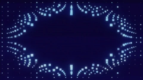 Blue abstract pixel background Stock Footage 80518117
