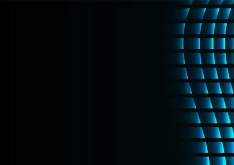Blue abstract pixel curve background Stock Illustration