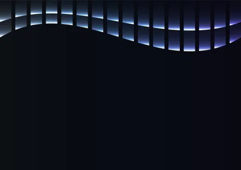 Blue abstract pixel curve background Stock Illustration