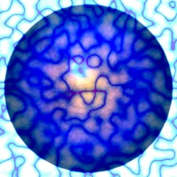 Blue abstract plasmatic discharge pattern Stock Illustration