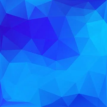 Blue Abstract Polygonal Background Stock Illustration