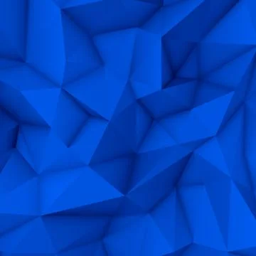 Blue Abstract Polygonal Background Stock Illustration