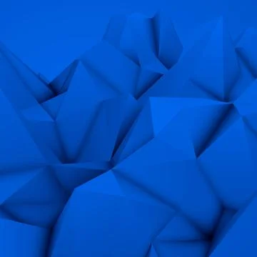 Blue Abstract Polygonal Background Stock Illustration