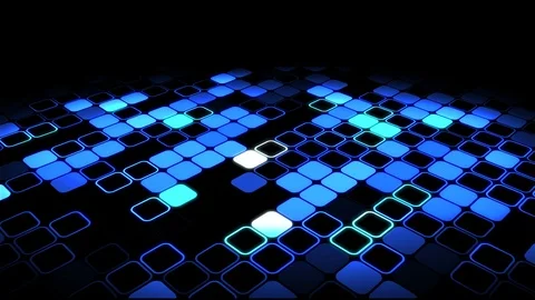 Blue Abstract Rectangle Background. Seamless Loop Stock Footage 118462499
