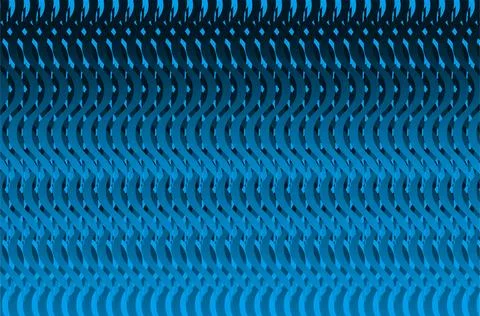 Blue abstract repeating ribbons pattern for background design and digital a.. Illustrazione stock