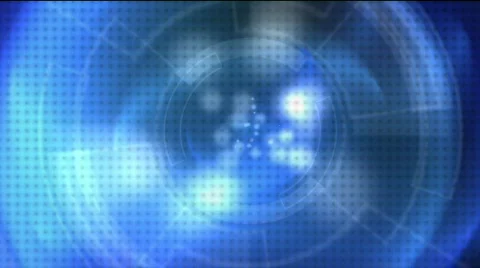Blue abstract rings Stock Footage 520999