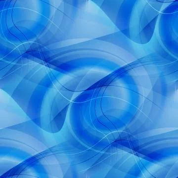 Blue abstract seamless background Stock Illustration