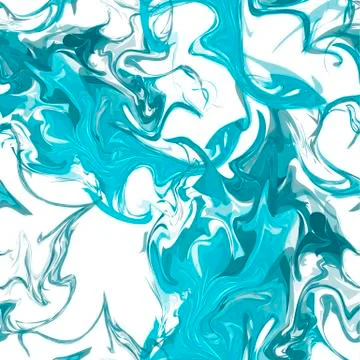 Blue Abstract Seamless Background Stains of Paint Stock Illustration