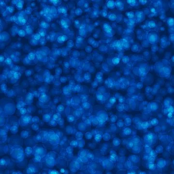 Blue abstract seamless pattern background with bokeh. Vector illustration Illustrazione stock