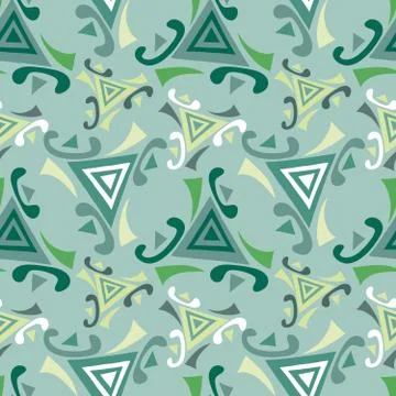 Blue abstract seamless pattern graffiti gentle color Stock-Illustration