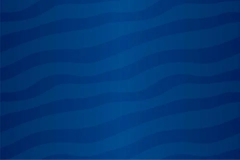 Blue abstract seamless pattern with waving stripes Stock Illustration