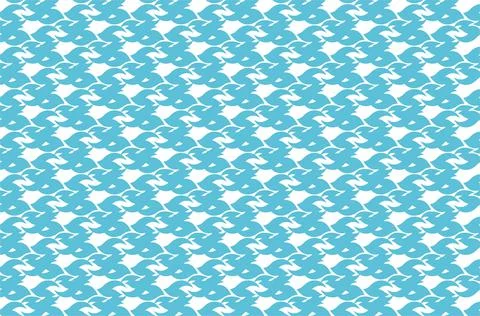 Blue Abstract Seamless repeating vector pattern Stock Illustration