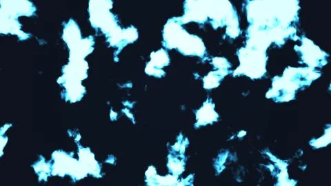 Blue abstract shapes on dark background Stock Illustration