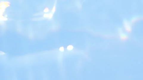 Blue abstract smooth bokeh light leak, water blurred motion, sunlight lens flare Stock-Footage 264013301
