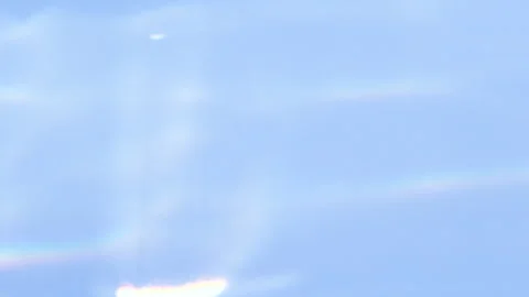 Blue abstract smooth bokeh light leak, water blurred motion, sunlight lens flare 스톡 동영상 310664567