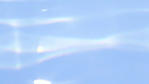 Blue abstract smooth bokeh light leak, water blurred motion, sunlight lens flare Stock Footage 313103723