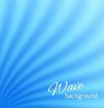 Blue abstract smooth light lines background Illustrazione stock