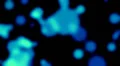 Blue Abstract Spark Paint Lava Defocused Slow Motion Background Loop HD Footage