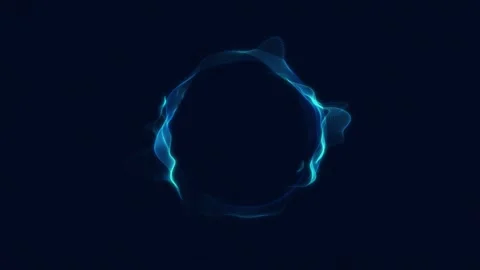 Blue Abstract Sphera Stock Footage 281827340