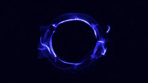 Blue abstract Sphere Stock Footage 279659765