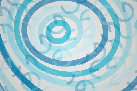 Blue abstract spiral pattern with circular design Stock Photos