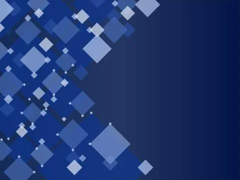 Blue abstract square background and space for write word Stock Illustration
