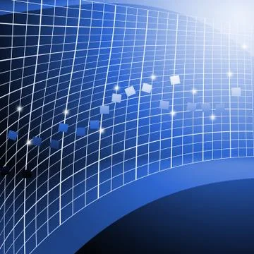 Blue abstract square background 스톡 일러스트