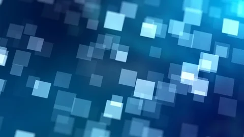 Blue Abstract Square Pattern, Container Shape, Background Loop. Stock Footage 107224084