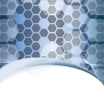 Blue abstract tech background Stock Illustration